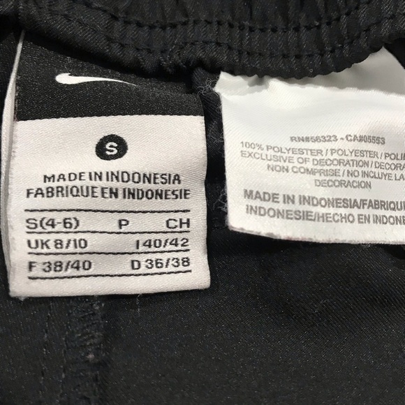 Nike Black Pull On Athletic Capris size S - Picture 4 of 6